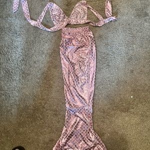 Toddler girls mermaid outfit size2t